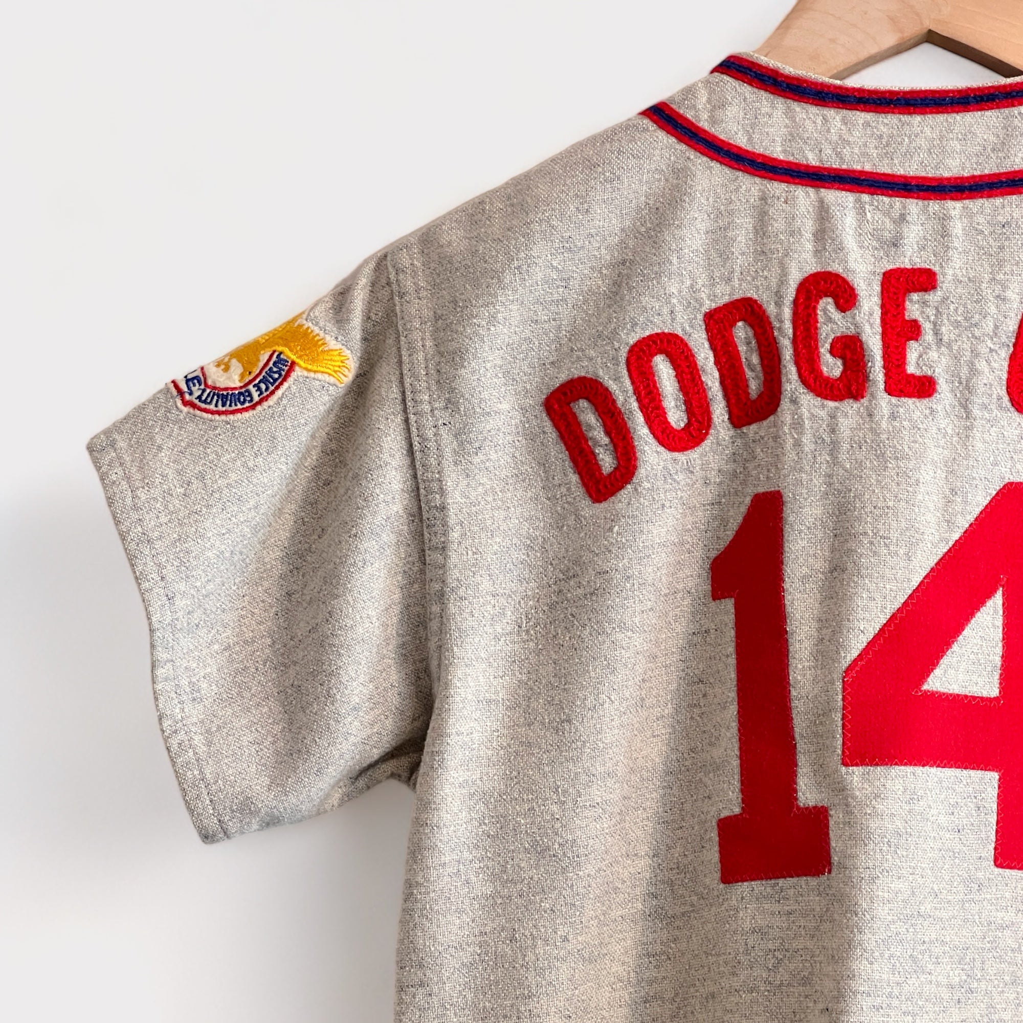 1950s Dodge City F.O.E. Wool Baseball Jersey