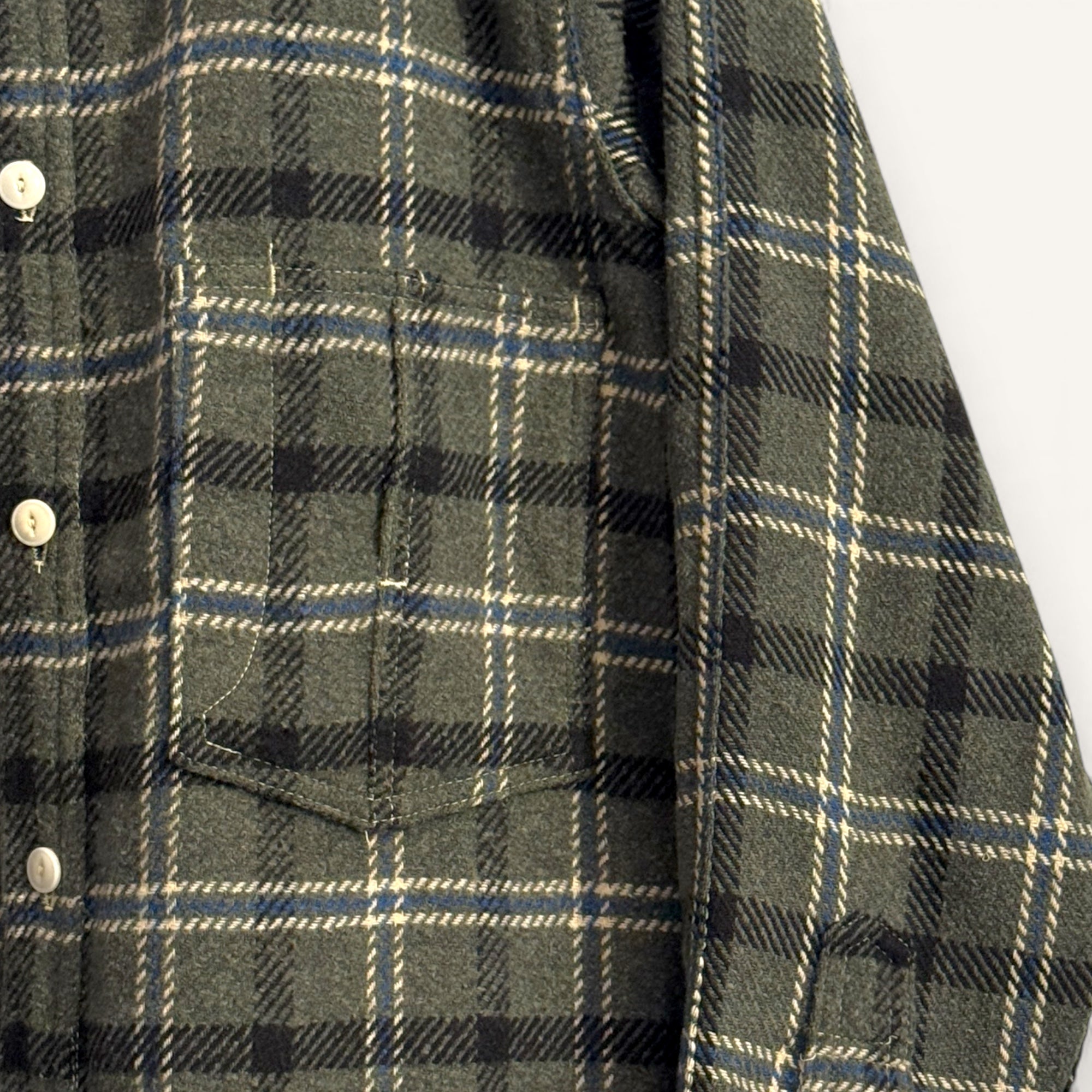 Harvester Plaid Flannel Service Shirt