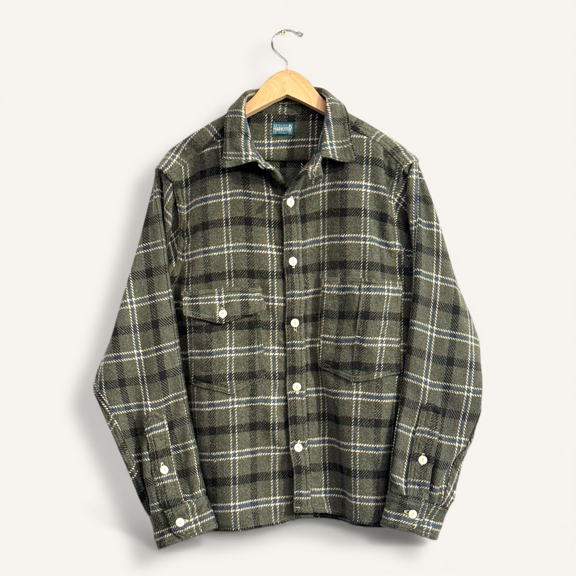 Harvester Plaid Flannel Service Shirt