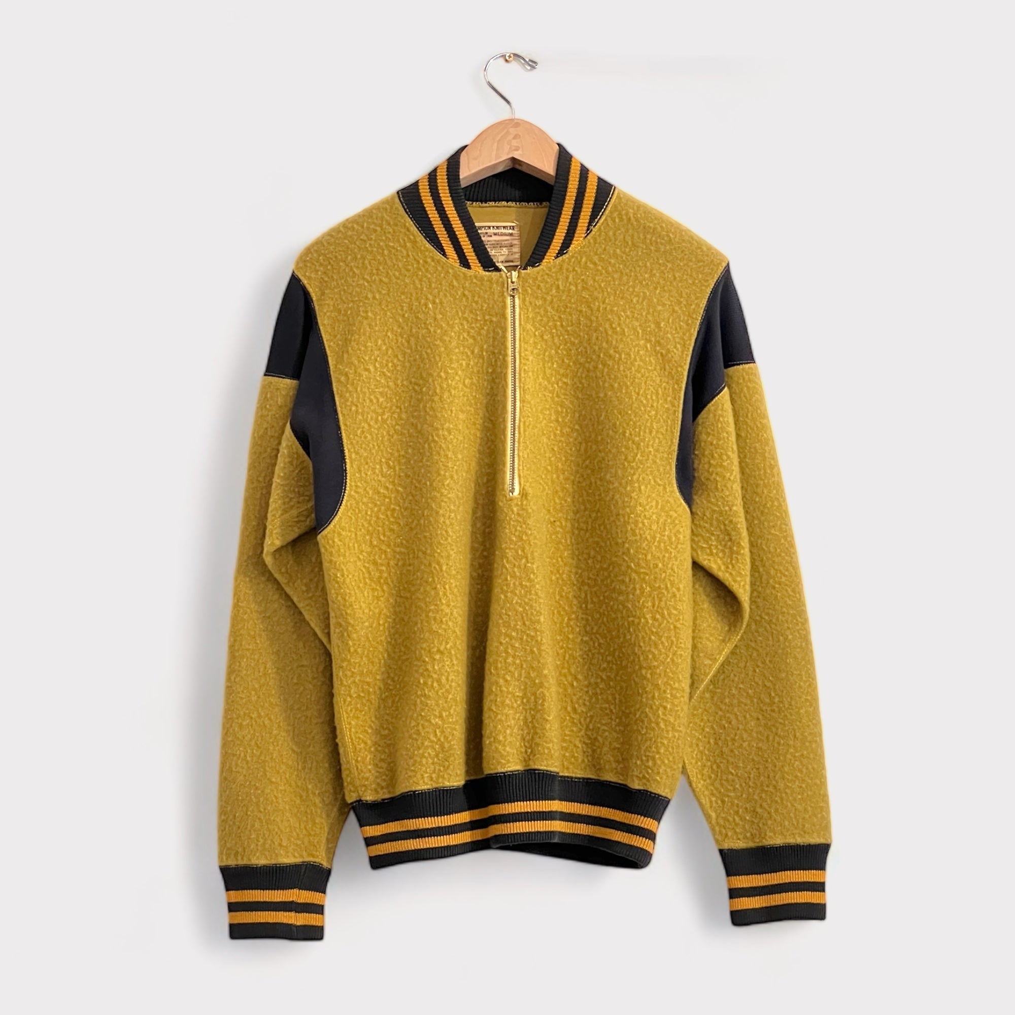 1950s Champion Pullover Fleece Warmup Jacket