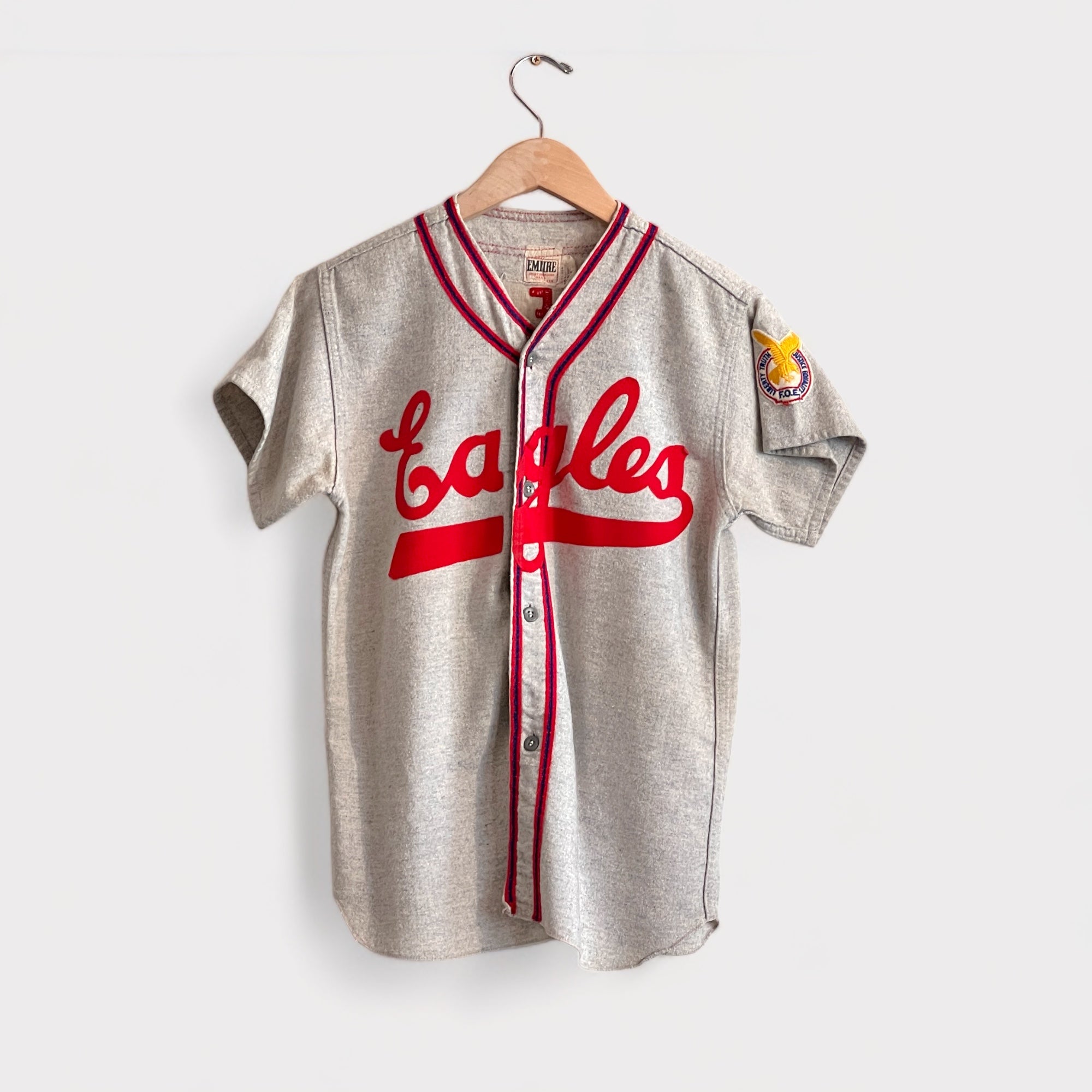 1950s Dodge City F.O.E. Wool Baseball Jersey