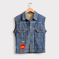 1940s Wrangler Blue Bell 11MJ Custom Moto Vest