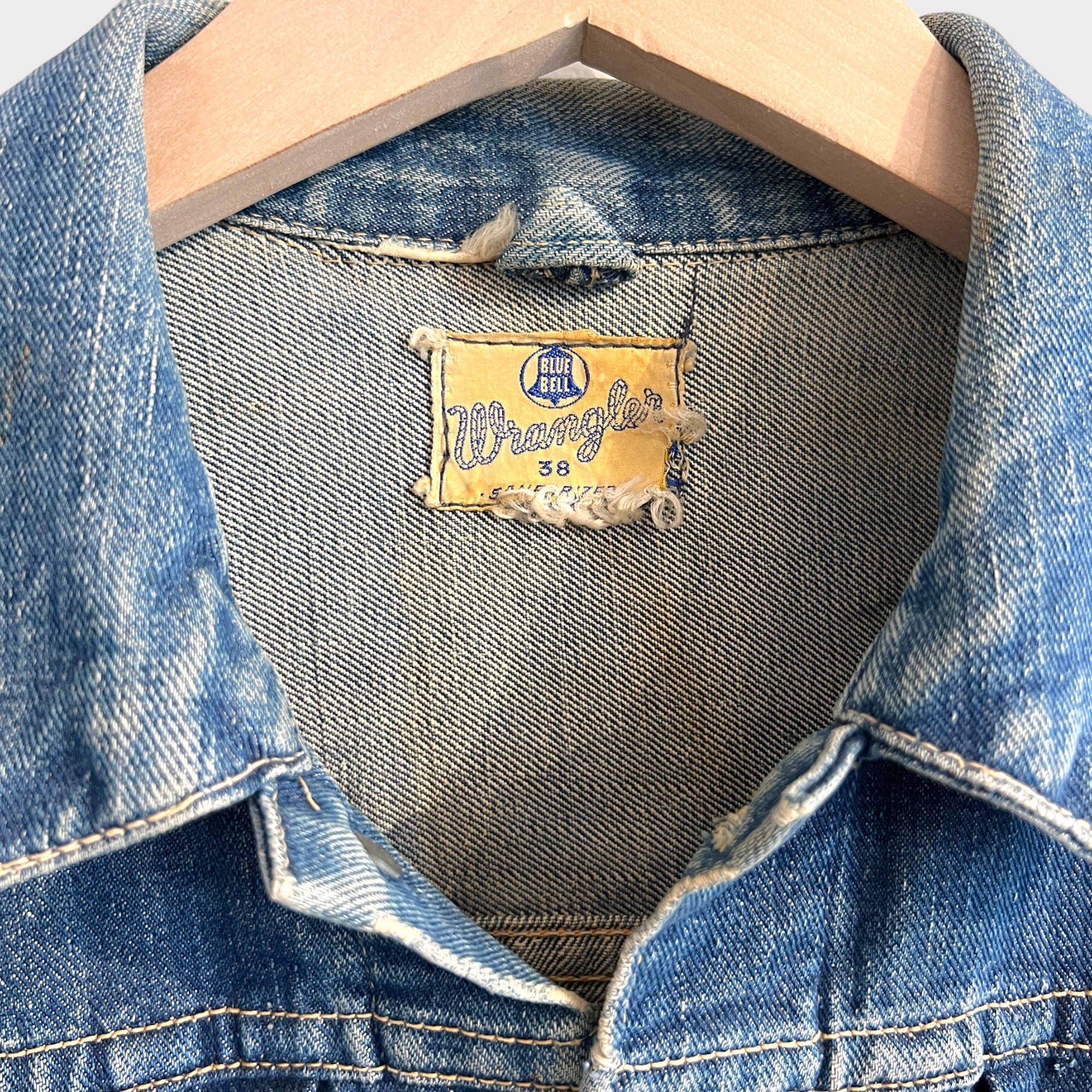 1940s Wrangler Blue Bell 11MJ Custom Moto Vest