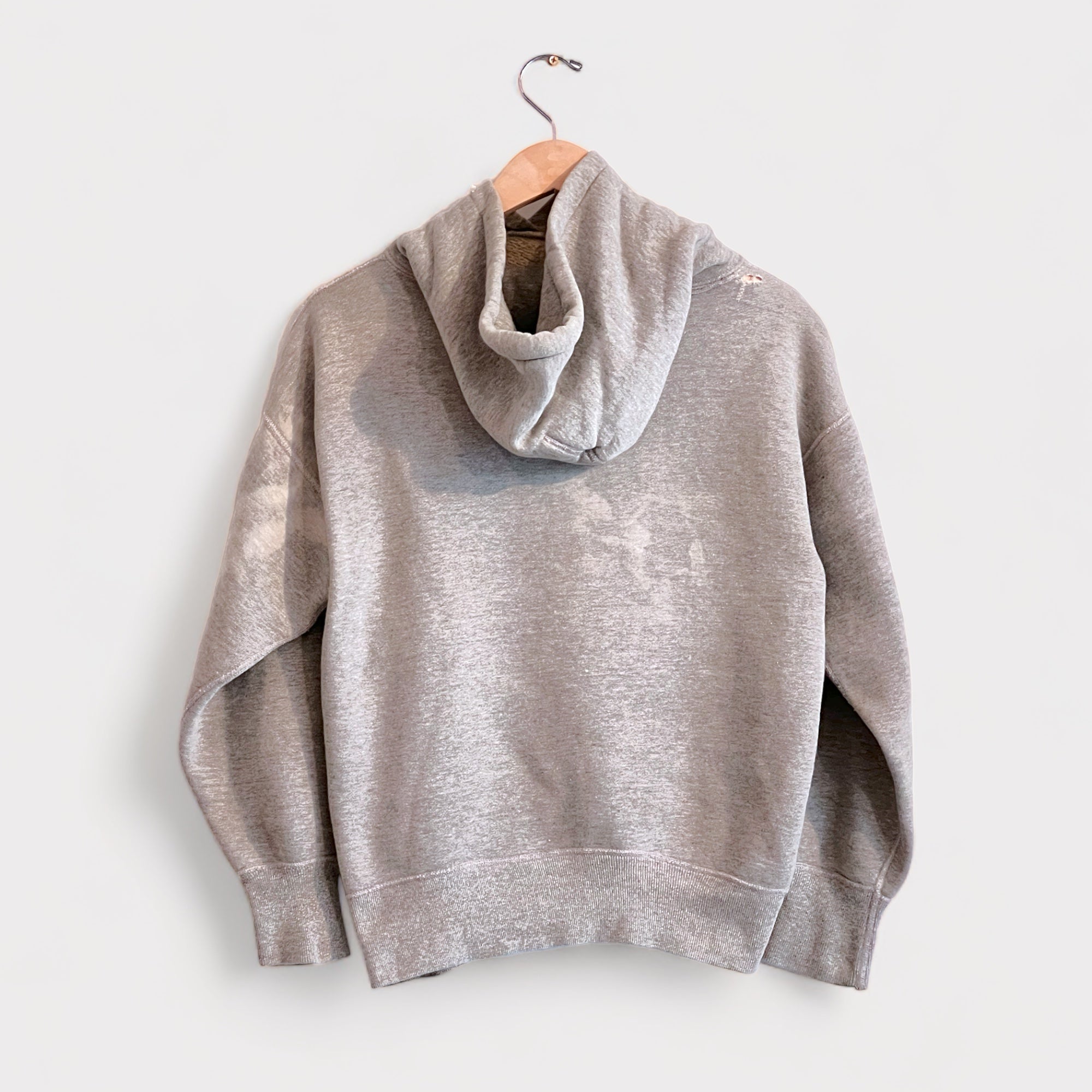 1950s Heavyweight Cotton Hoodie - GREY