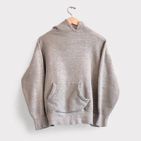 1950s Heavyweight Cotton Hoodie - GREY