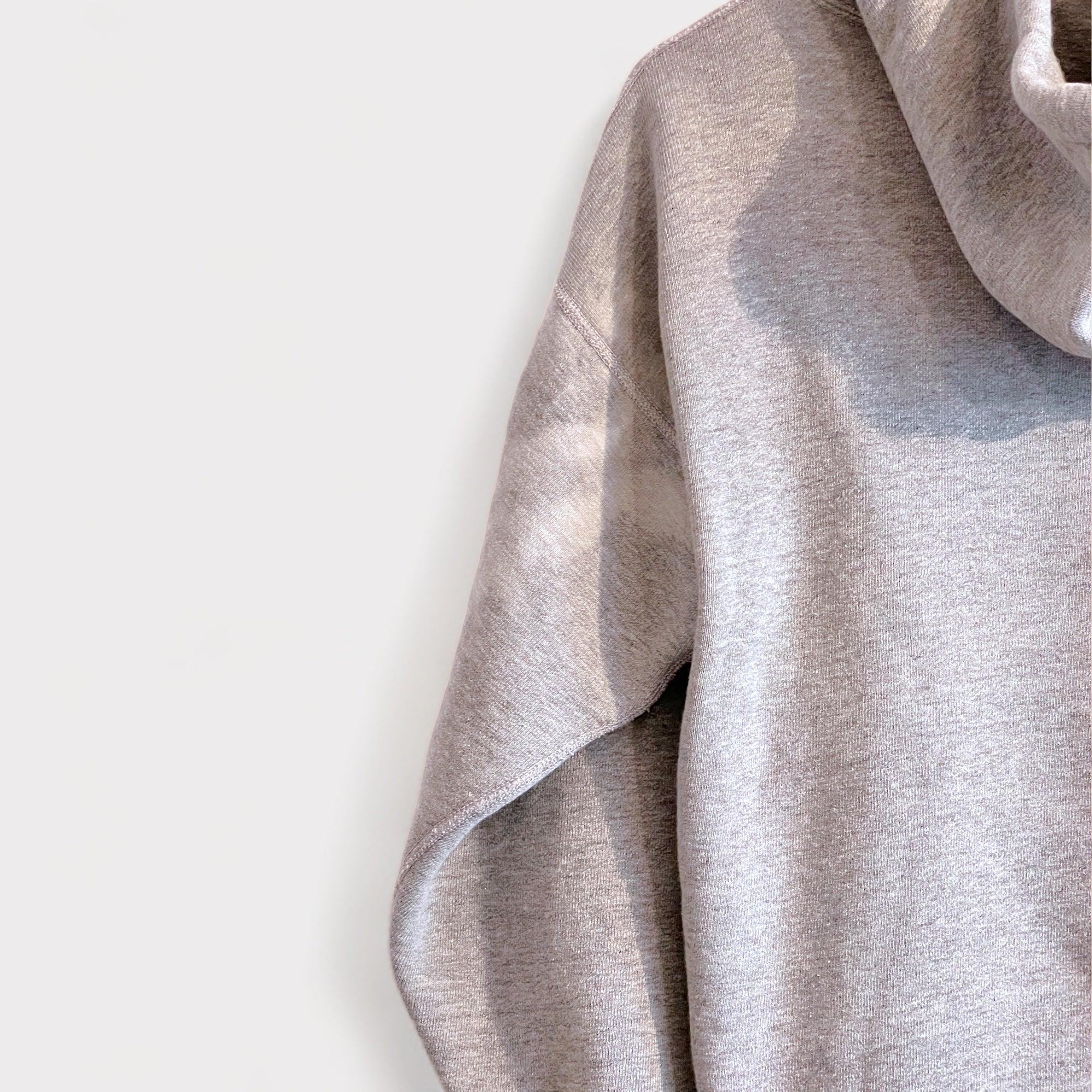 1950s Heavyweight Cotton Hoodie - GREY