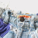1970s Levis Patchwork Hippie Shorts