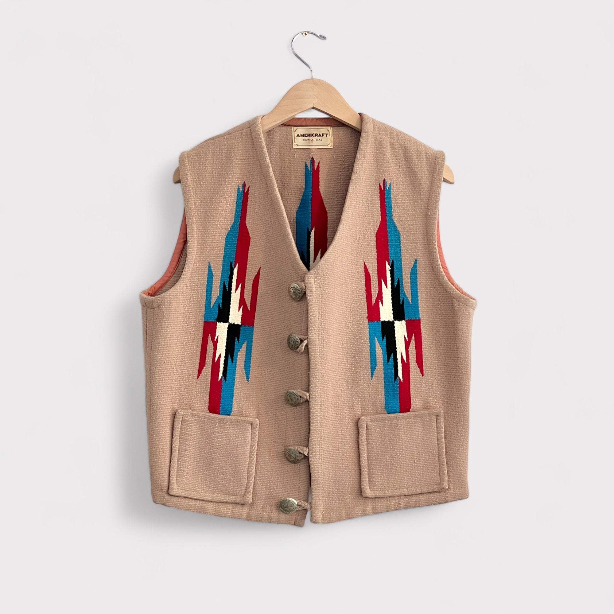 1960s Americraft Chimayo Vest